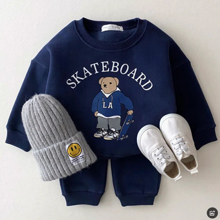 Baby Casual Hoodie and Pants Set