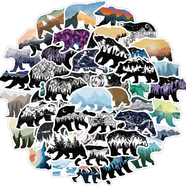 50 Pieces Decal Stickers